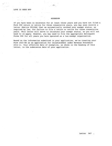 Page 3 of 3 Letter of Determination